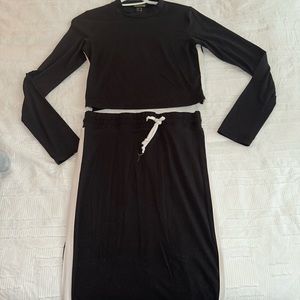 Revamped two piece skirt set